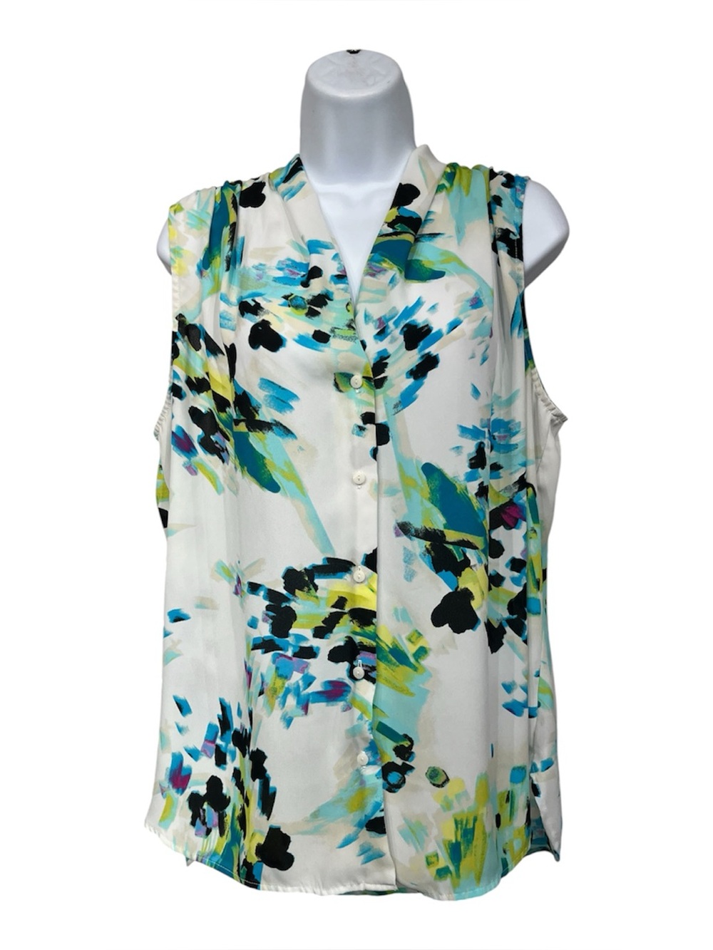 Worthington 0X sleeveless blouse